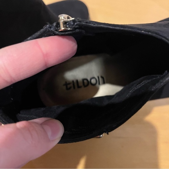 Tildon Women's Sable Ankle Buckle Black Boots Size US 9 - Picture 8 of 10